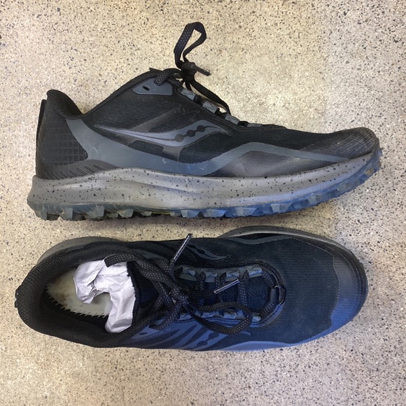 Saucony Peregrine 12 womens trail running hiking shoes 9 wide worn once w/box - Picture 2 of 12